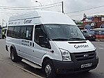 Бесплатный автобус Genser в пункт аренды автомобилей АрендаАвто-нтк на Новорязанском шоссе